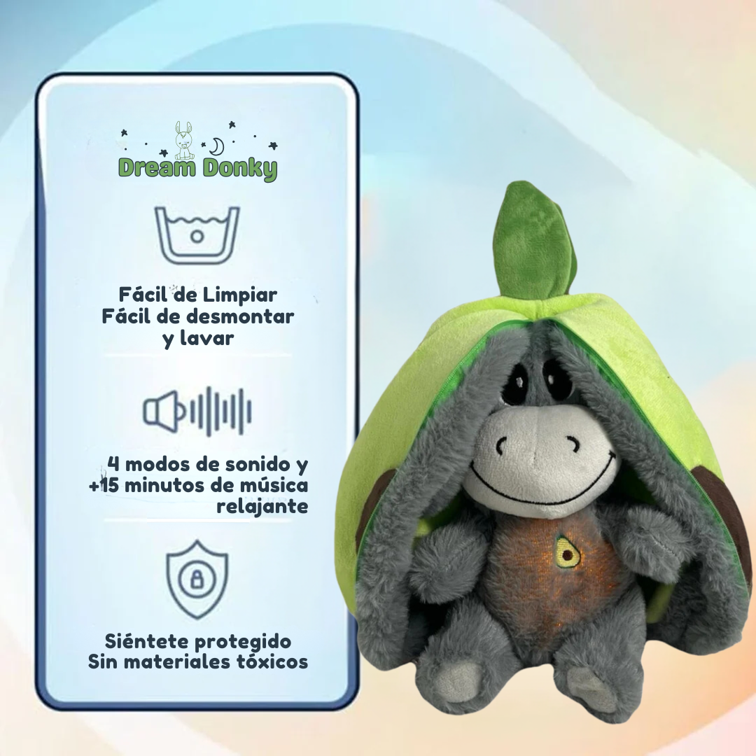 Peluche de burro antiestrés